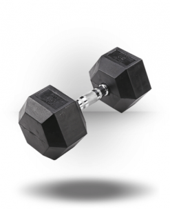 Body-Solid Rubber Coated Hex Dumbbell