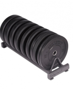 Body-Solid Premium Rubber Bumper Plates Set Equipment