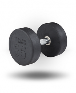 Body-Solid Rubber Pro-Style Dumbbell Set Equipment