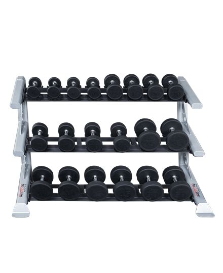 Body-Solid ProClubline 3 Tier Saddle Dumbbell Rack 4 Body-Solid ProClubline 3 Tier Saddle Dumbbell Rack