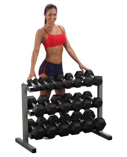 Body-Solid 3 Tier Horizontal Dumbbell Rack 5 Body-Solid 3 Tier Horizontal Dumbbell Rack