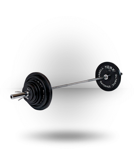 York Barbell Standard Cast Iron Olympic Set Equipment 3 York Barbell Standard Cast Iron Olympic Set Equipment