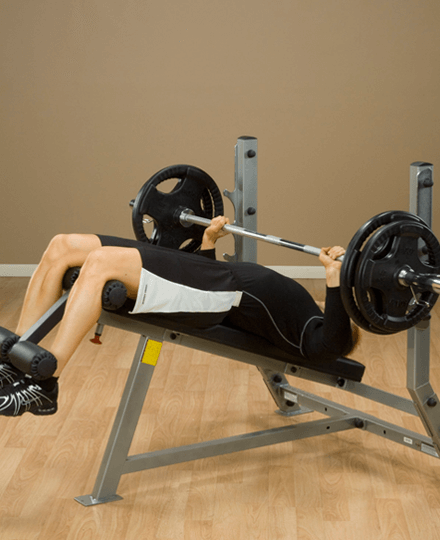 Body-Solid ProClubline Decline Olympic Bench Equipment 4 Body-Solid ProClubline Decline Olympic Bench Equipment