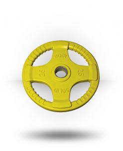 Body-Solid Rubber Grip Olympic Plate (Colored) Equipment