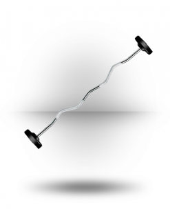 York Barbell Rubber Fixed Pro Curl Barbell Equipment