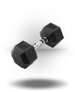 Body-Solid Equipment Rubber Coated Hex Dumbbell