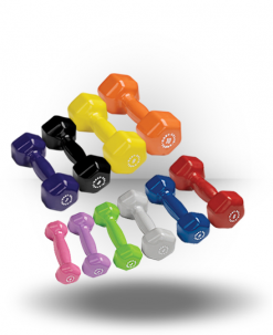 Body-Solid Vinyl Dumbbell Set Equipment