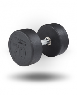 Body-Solid Rubber Pro-Style Dumbbell Set Equipment