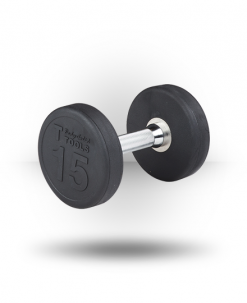 Body-Solid Rubber Pro-Style Dumbbell Set Equipment