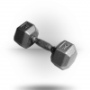 York Barbell Equipment Pro Hex Dumbbell With Cast Ergo Handle