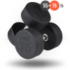 Body-Solid Rubber Pro-Style Dumbbell Set Equipment