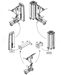 Body-Solid Pro Dual Lat Mid Row