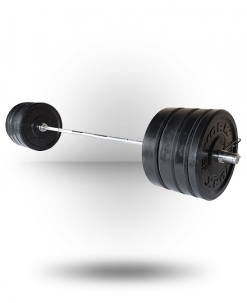 York Barbell Solid Rubber Training Bumper Plate (lb) Set Equipment