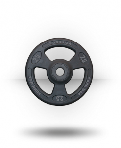 York Barbell Equipment Iso-Grip Urethane Encased Olympic Plate