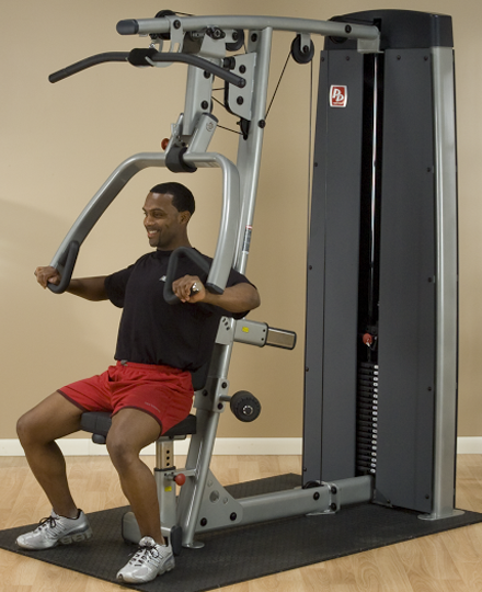 Body-Solid Equipment Pro Dual Vertical Press And Lat Station 6 Body-Solid Equipment Pro Dual Vertical Press And Lat Station