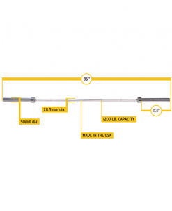 Body-Solid Equipment Olympic Power Bar 7 Body-Solid Equipment Olympic Power Bar