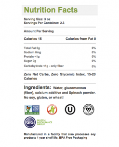 Miracle Noodle Spinach Angel Hair Starter Pack Food + Nutrition