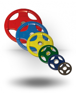 Body-Solid Equipment Rubber Grip Olympic Set (Colored)