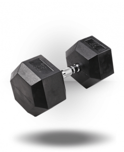 Body-Solid Equipment Rubber Coated Hex Dumbbell