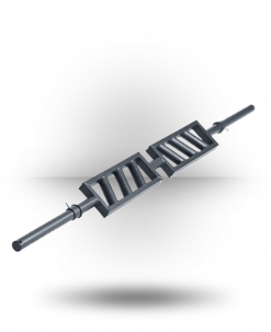 Xtreme Monkey Black Steel Swiss Bar - Angled Equipment