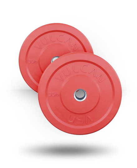 Vulcan Colored Bumper Plates - Pair Equipment 3 Vulcan Colored Bumper Plates - Pair Equipment