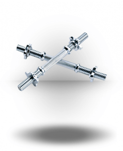 Body-Solid Equipment Solid Steel Handle, Threaded