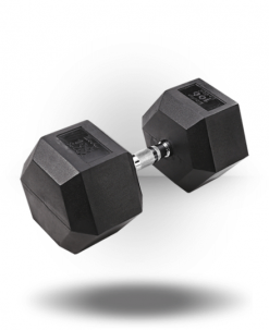 Body-Solid Rubber Coated Hex Dumbbell Equipment