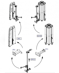 Body-Solid Pro Dual Adjustable Cable Column