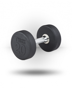Body-Solid Rubber Pro-Style Dumbbell Set Equipment