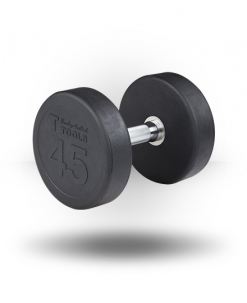 Body-Solid Rubber Pro-Style Dumbbell Set Equipment
