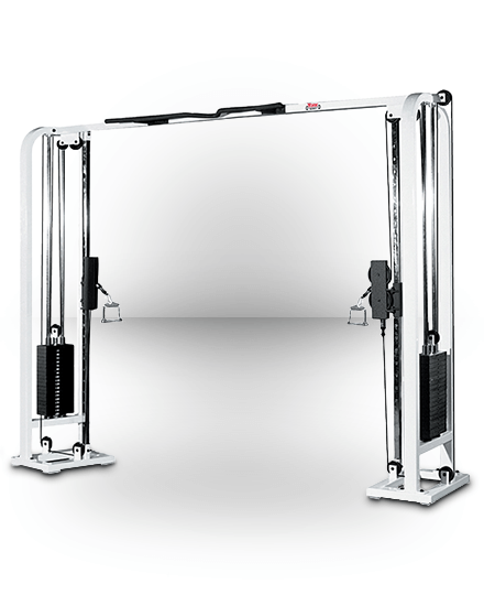 York Barbell Equipment Free Standing Selectorized Cable Crossover 3 York Barbell Equipment Free Standing Selectorized Cable Crossover