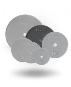 York Barbell Equipment 1 Inch Std Flat Pro Cast Iron Plate