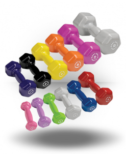 Body-Solid Vinyl Dumbbell Set Equipment