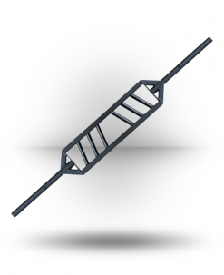 Black Widow Angled Swiss Bar