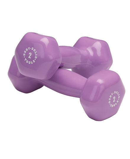 Body-Solid Vinyl Dumbbell Set Equipment 8 Body-Solid Vinyl Dumbbell Set Equipment