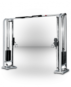 York Barbell Free Standing Selectorized Cable Crossover Equipment