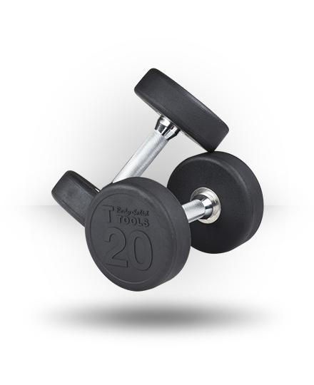 Body-Solid Rubber Pro-Style Dumbbell 4 Body-Solid Rubber Pro-Style Dumbbell