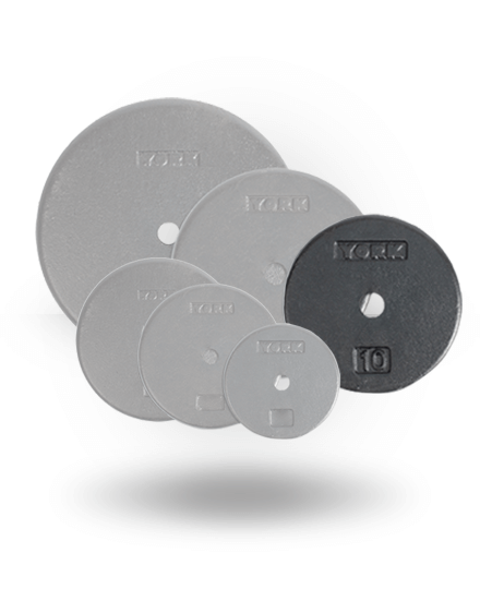 York Barbell Equipment 1 Inch Std Flat Pro Cast Iron Plate 3 York Barbell Equipment 1 Inch Std Flat Pro Cast Iron Plate