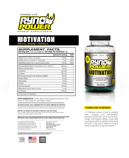 Ryno Power Supplements Motivation 4 Ryno Power Supplements Motivation
