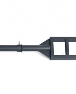 Xtreme Monkey Black Steel Swiss Bar - Straight