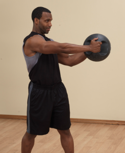 Body-Solid Equipment Dual Grip Medicine Ball