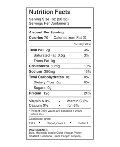 Brooklyn Biltong Grass Fed Biltong