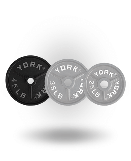 York Barbell Equipment Deep Dish Olympic Plate 3 York Barbell Equipment Deep Dish Olympic Plate