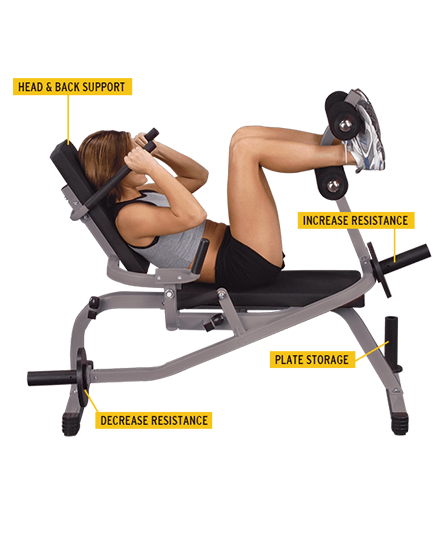 Body-Solid Equipment Horizontal Ab Crunch Bench 5 Body-Solid Equipment Horizontal Ab Crunch Bench