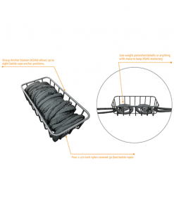 Torque Fitness Group Anchor Station Battle Rope Package