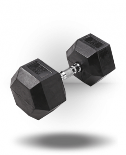 Body-Solid Equipment Rubber Coated Hex Dumbbell