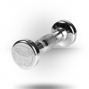 York Barbell Professional Chrome Dumbbell With Ergo Grip
