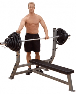 Body-Solid Equipment ProClubline Flat Olympic Bench