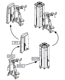 Body-Solid Pro Dual Pec Rear Delt Equipment 7 Body-Solid Pro Dual Pec Rear Delt Equipment