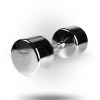 York Barbell Professional Chrome Dumbbell With Ergo Grip